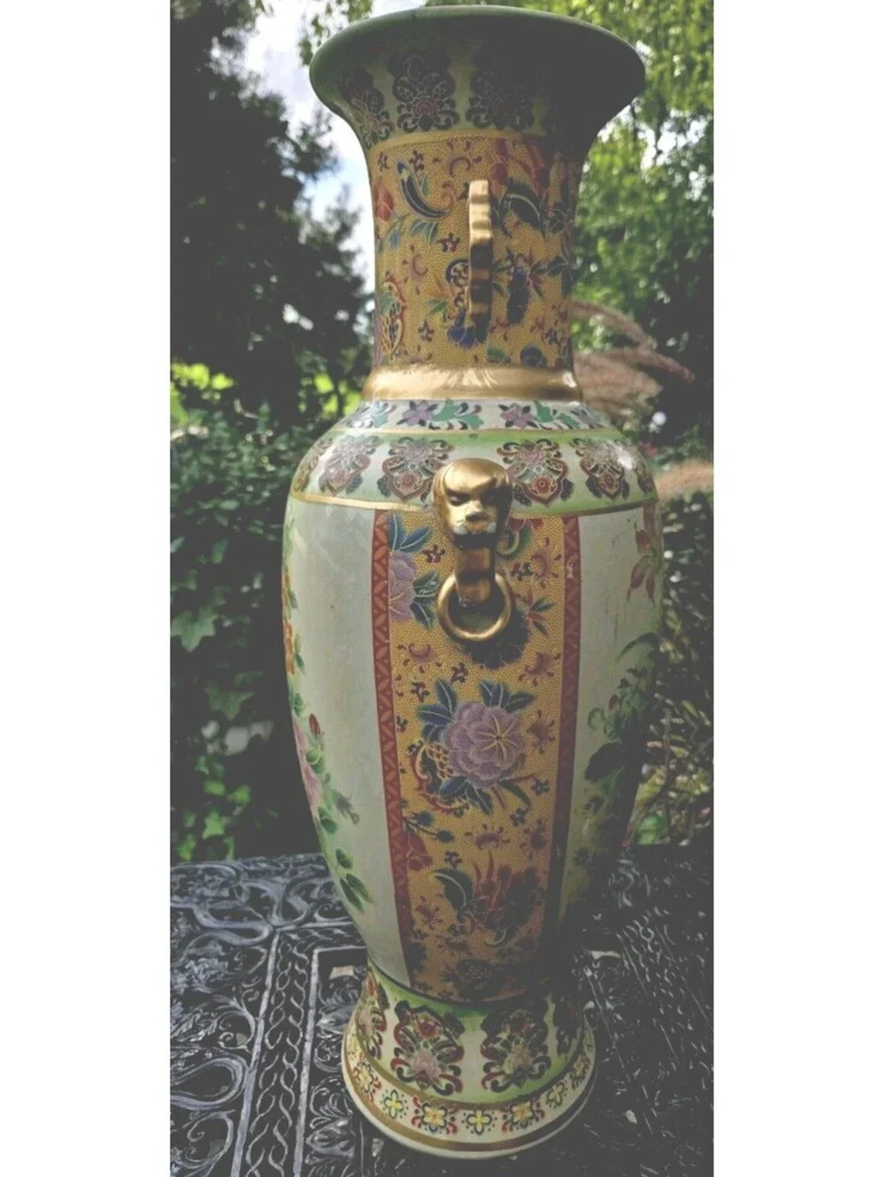 Ornamental Chinoiserie Japanese Culture Tall 24